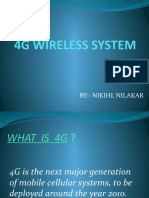 4G Wireless System: By:-Nikihl Nilakar