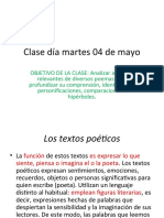 Clase Día Martes 04 de Mayo