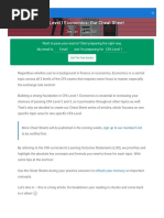 CFA Level 1 Economics - Our Cheat Sheet - 300hours