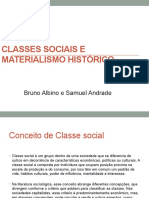 Classes Sociais e Materialismo Histórico Correto