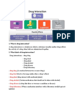 What Is Drug Interaction?: Drug-Drug Drug-Food Drug-Plant Drug-Alcohol Drug-Disease Drug-Laboratory