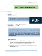 5.1 UKBM Limit Fungsi Trigonometri