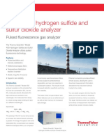 Model 450i Hydrogen Sulfide and Sulfur Dioxide Analyzer: Pulsed Fluorescence Gas Analyzer