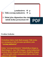 4) Kalkulus Predikat - 01