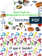 Capacitação de Manipuladores de Alimentos