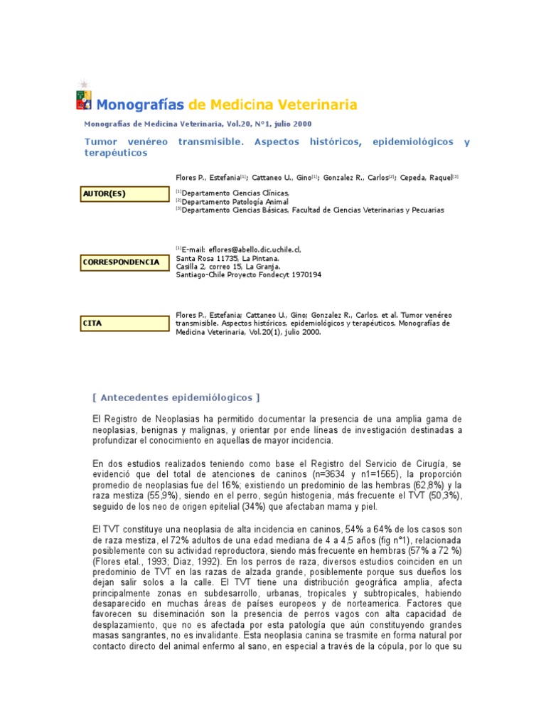 TVT en Perros | PDF | Especialidades Medicas | Medicina CLINICA