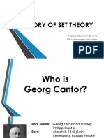 History of Set Theory