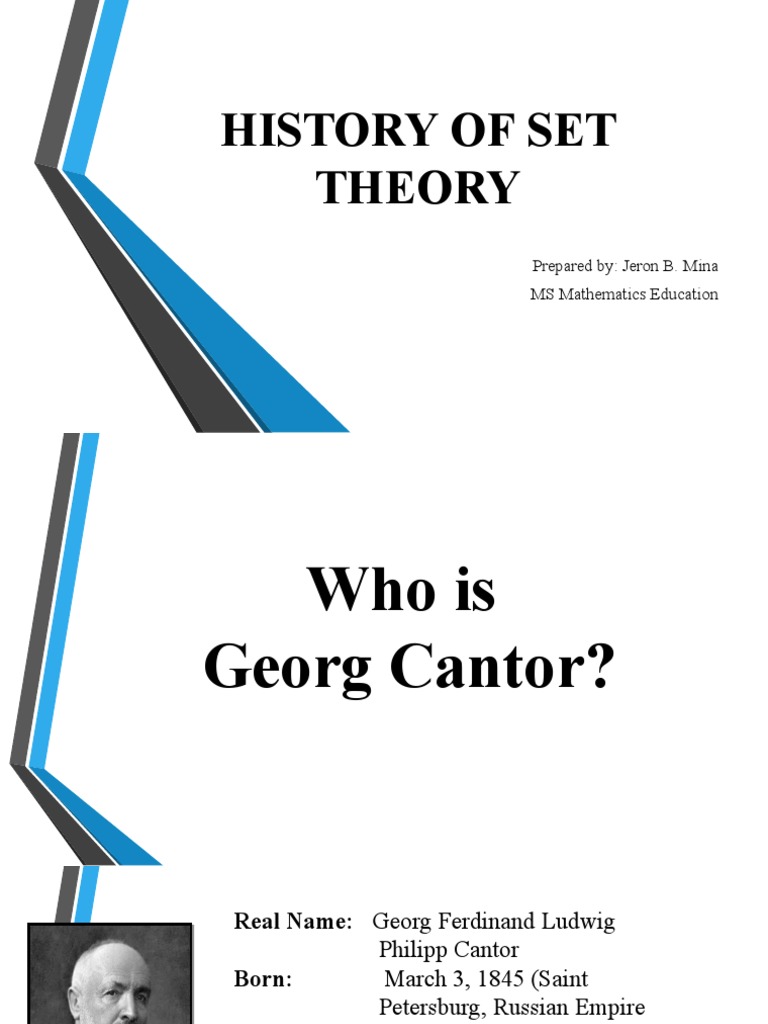 History of Set Theory PDF Axiom Numbers