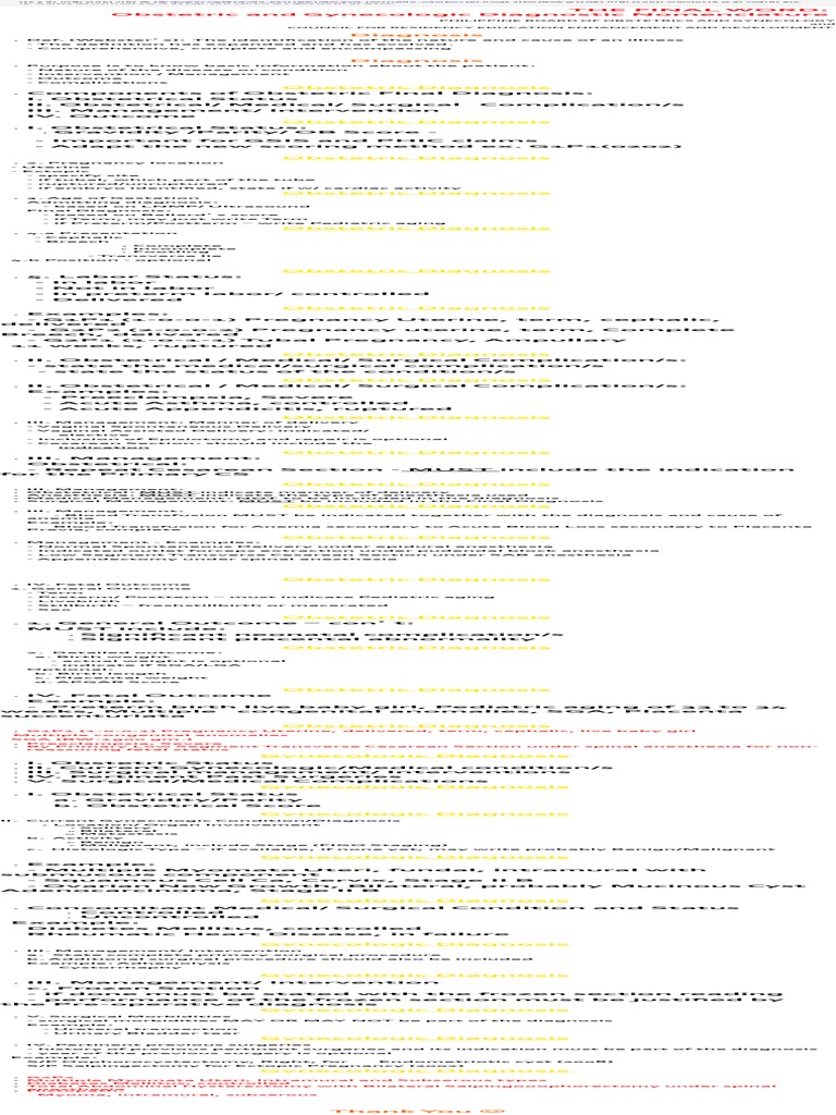 0 Feedback Comments SuggestionsonDiagnosticNomenclature PDF Childbirth Caesarean Section