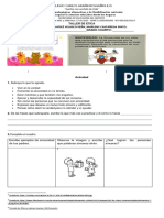 Actividad 2 Tercer Periodo Grado Cuarto