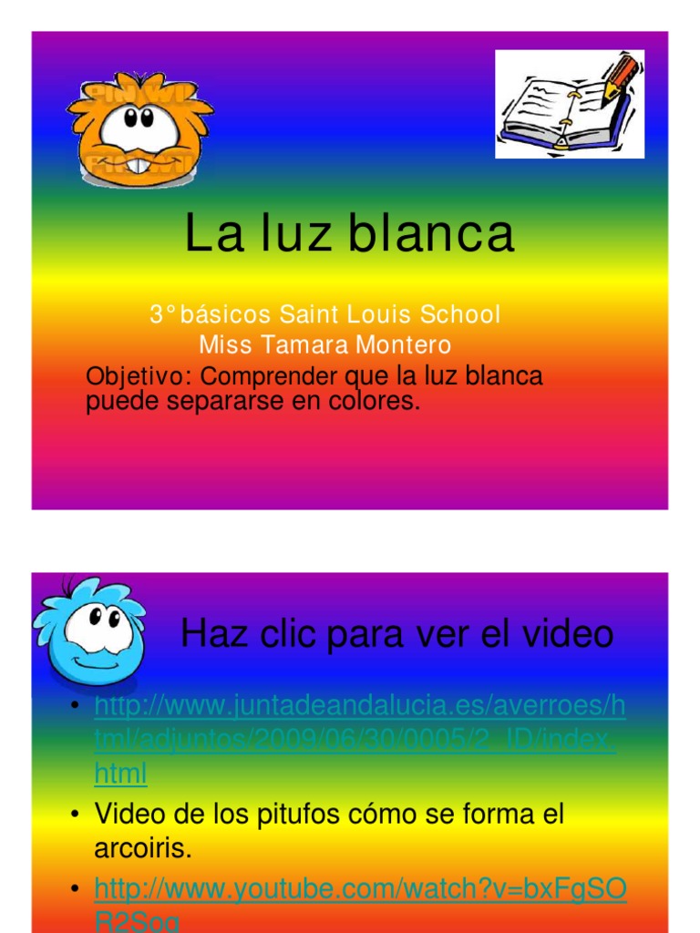 Descomposición de la luz blanca | PDF | Arte