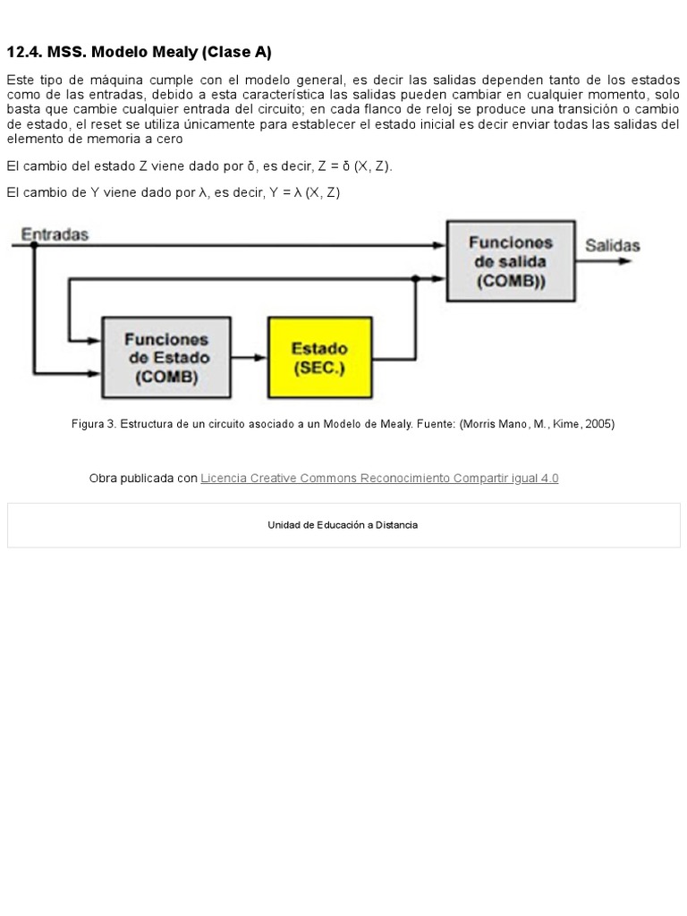 Modelo de Mealy: Funcionamiento y Estructura | PDF