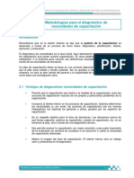 Metodologías para El Diagnóstico de Necesidades de Capacitación