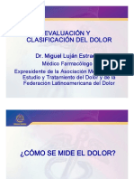 Evaluacion y Clasificacion Del Dolor Dr. Miguel Lujan Estrada