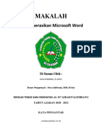 Tugas Makalah Mengoperasikan Microsoft Word Hawa Purnama