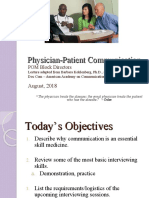 Physician Patient Communication 2018 Handout-1