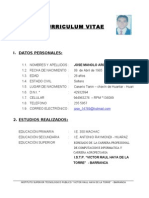 CV Técnico Agrícola Computación