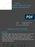 Bab 3 Fluks Listrik, Hukum Gauss Dan Teorema Divergensi