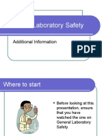 Chemical Laboratory Safety: Additional Information