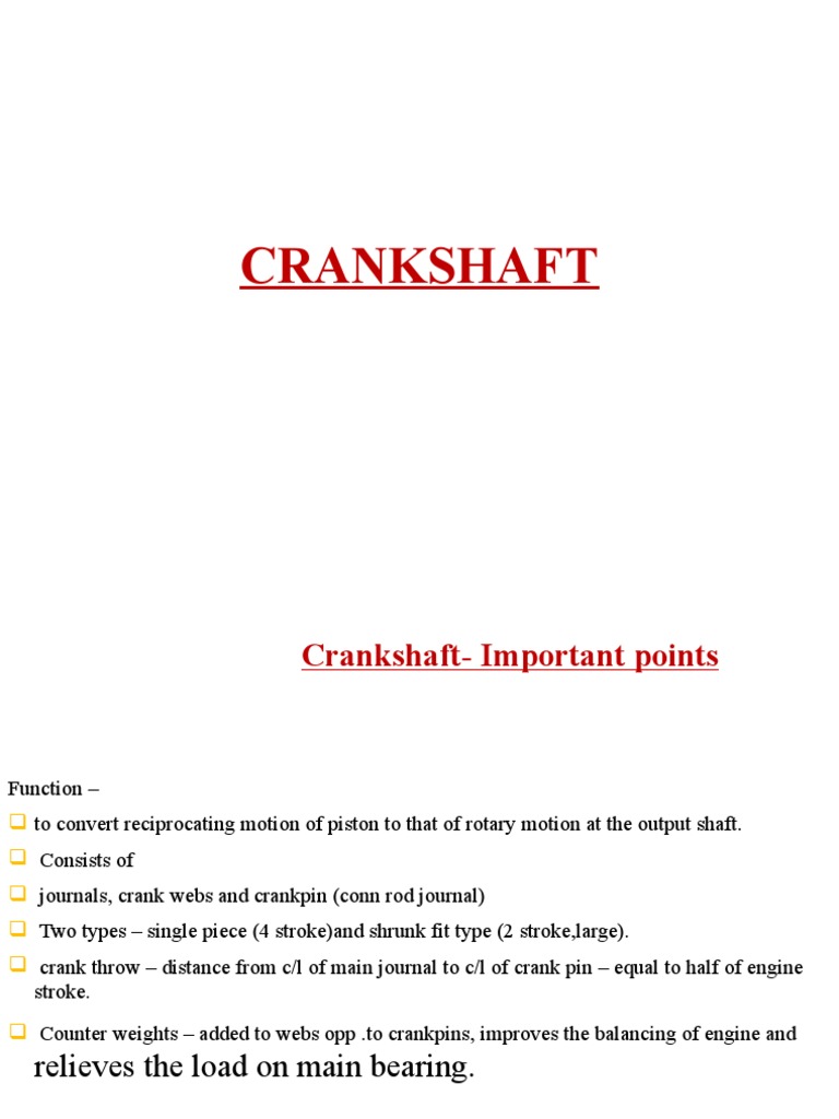 CRANKSHAFT | Download Free PDF | Forging | Mechanical Engineering