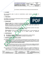 M-036 LAVADO Y MANTENIMIENTO DE TANQUES DE ALMACENAMIENTO DE AGUA POTABLE V-2
