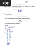 EENG410/INFE410 - Microprocessors I Quiz # 3 (07 May 2020) : St. Name: St. No