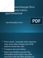 Fungsi Keseimbangan Flora Normal Pada Traktus Gastrointestinal