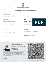 Covid Certificate Format
