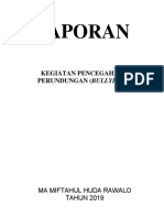 Laporan Kegiatan Pencegahan Perundungan