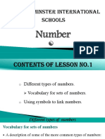 Westminster International Schools: Number