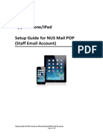 Iphone or Ipad POP Email Setup Guide