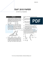 2015 Question Paper