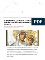 Icoana Maicii Domnului Prodromiţa" Mănăstirea Sfânta Elisabeta Cluj-Napoca