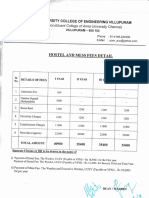 Hostel Fees Structure