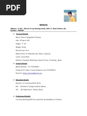 Biodata
