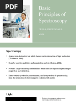 Basic Principles of Spectroscopy: de Ala, Erick Noah S. Msfs