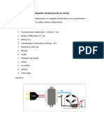 Cargador de Baterías de 12 Voltios