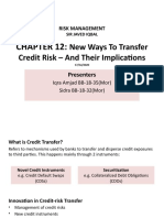 New Ways To Transfer Credit Risk - and Their Implications: Presenters