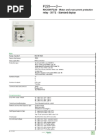 Product Datasheet: Micom P127 - Overcurrent and Earth Fault Protection ...
