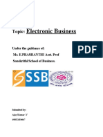 Electronic Business: Topic