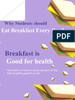 Why Students Should: Eat Breakfast Every Day?