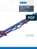 Flow Line Safety Restraint (FSR) System: Operation Instruction and Service Manual