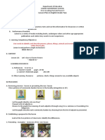 Lesson Plan in English Grade Two: First Grading Period/Week 9