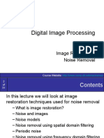 Digital Image Processing: Image Restoration: Noise Removal