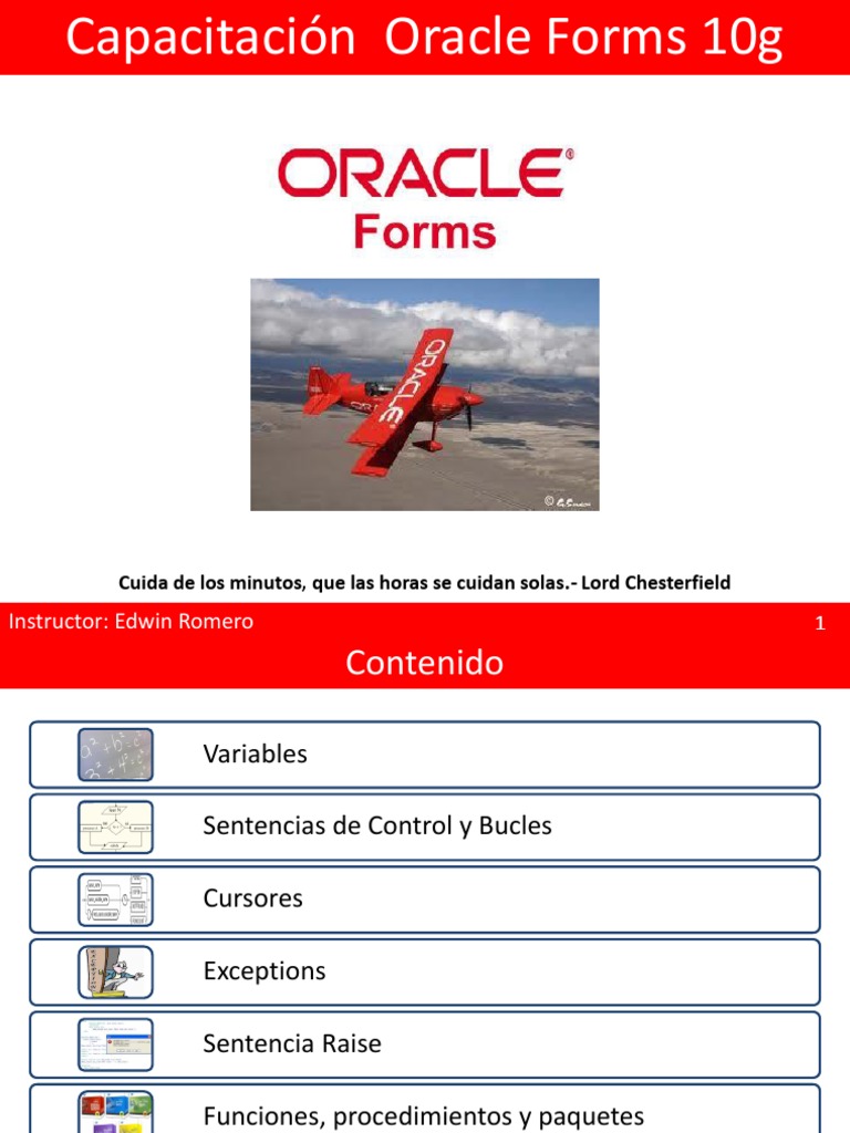 Oracle Forms 10g: Variables y Bucles | PDF | Pl / Sql | SQL