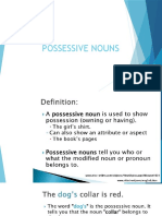 How to Use Possessive Nouns in English
