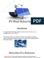PV-Wind Hybrid Systems