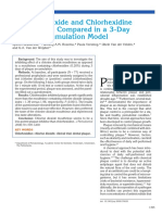 Paraskevas (2008), Chlorine Dioxide and Chlorhexidine Mouthrinses Compared in A 3-Day Plaque Accumulation Model