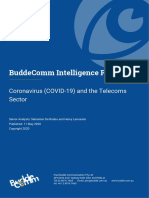 BuddeComm Intelligence Report - Coronavirus (Covid-19) and The Telecoms Sector