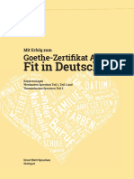 Goethe Zertifikat FitA2 Kopiervorlagen
